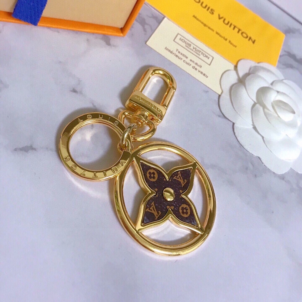 LV PUZZLE FLOWER MONOGRAM Keychain